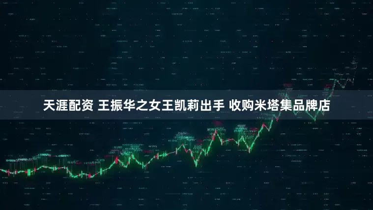 天涯配资 王振华之女王凯莉出手 收购米塔集品牌店